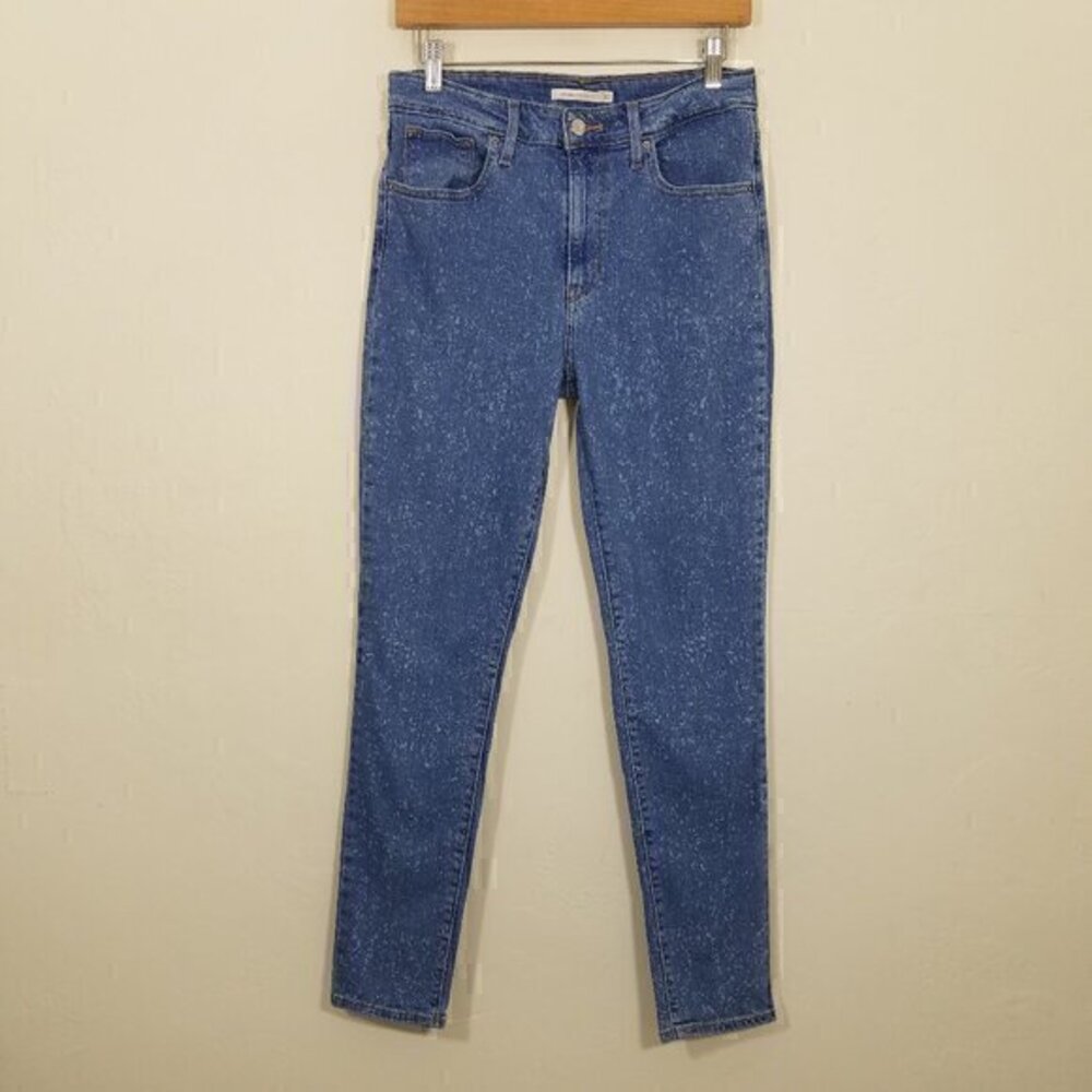 Levi's 721 High Rise Skinny Stretch Jeans Blue Size 30